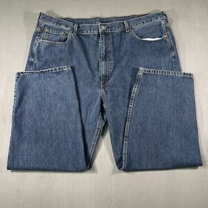 Levi’s 550 Relaxed Fit Tapered Leg Blue Jeans Big & Tall Mens 44x28 Denim Cotton